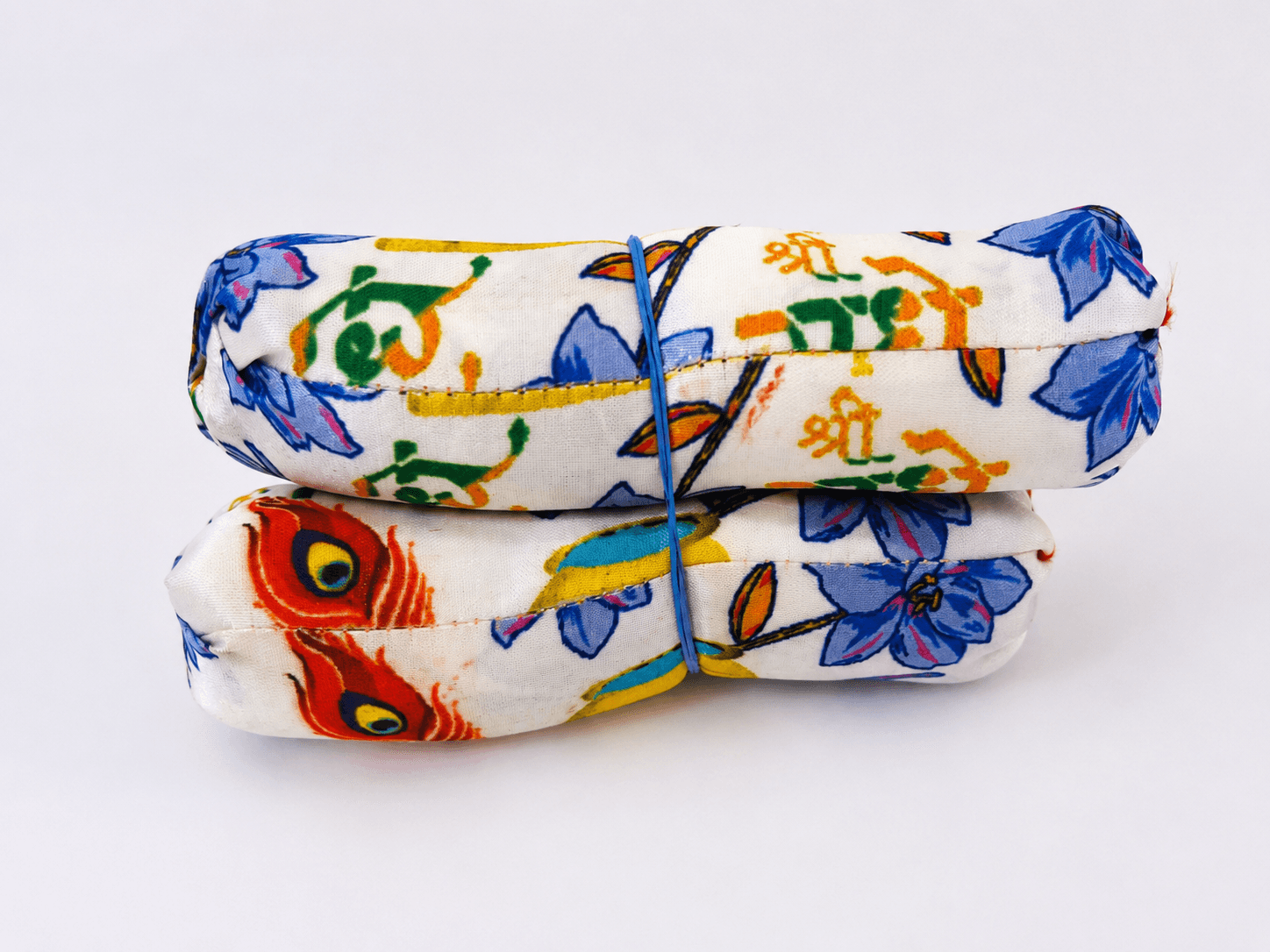 Laddu Gopal Floral Printed Pillow Set